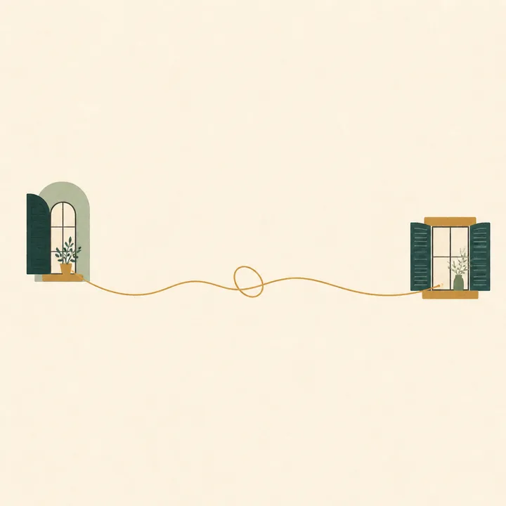Online therapy — illustration